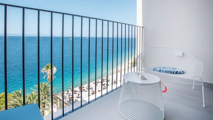 Bluesun Hotel Jadran - Wohnbeispiel Doppelzimmer Meerblick (Zimmercodierungen DBM & E1M)
