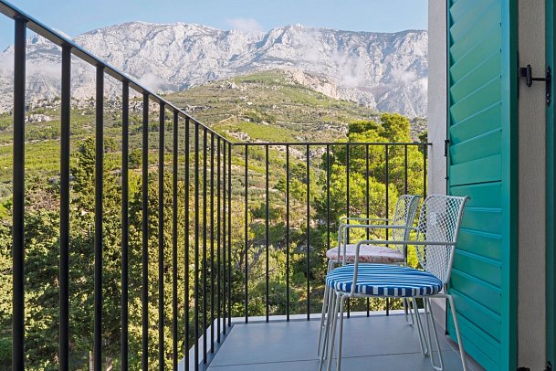 Bluesun Hotel Jadran - Beispiel Balkon Juniorsuite (Zimmercodierung JB1)