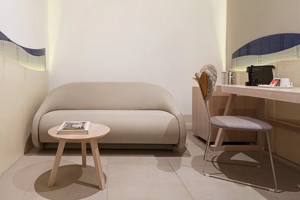 Bluesun Hotel Jadran - Wohnbeispiel Juniorsuite Deluxe Swim-up Pool Meerblick (Zimmercodierung JDM)