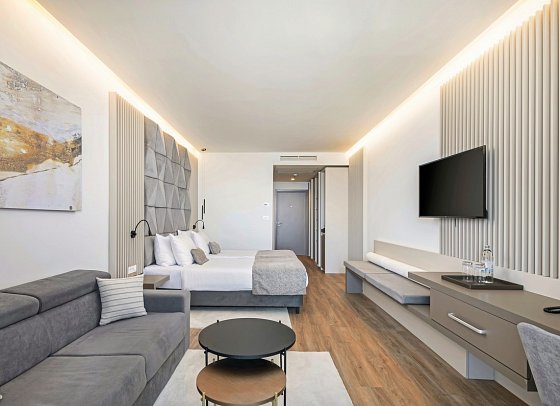 Aminess Laurel Khalani Hotel - Wohnbeispiel Doppelzimmer Klassik Lobbyblick (Zimmercodierung DB1)