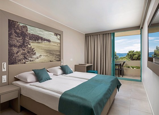 Bretanide Sport & Wellness Resort - Wohnbeispiel Doppelzimmer Superior eingeschränkter Meerblick (Zimmercodierungen DS1 & ES1)
