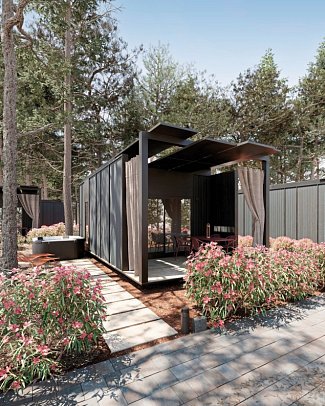 Pinadria Adriatic Coast - Wohnbeispiel Mobilheim Glamping Escape (Zimmercodierung CB1)