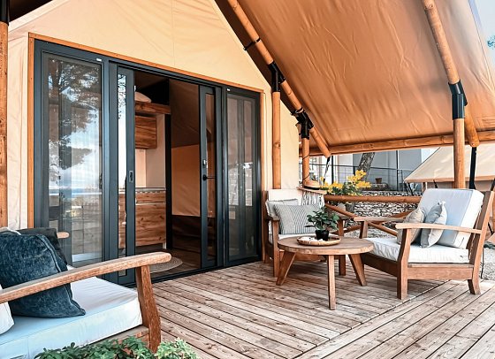 Waterman Beach Village Camp & Glamping - Wohnbeispiel Glamping-Zelt (Zimmercodierung CB1)