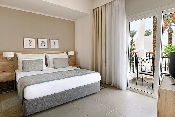 JAZ Fanara Resort & Residence - Wohnbeispiel Doppelzimmer Standard Gartenbl. (Zimmercodierungen DGG & DCG)