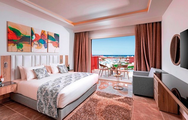 Pickalbatros Laguna Vista Hotel - Sharm El Sheikh - Wohnbeispiel Doppelzimmer Standard Meerblick (Zimmercodierungen DGM & DCM)