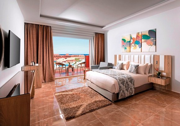 Pickalbatros Laguna Vista Hotel - Sharm El Sheikh - Wohnbeispiel Doppelzimmer Standard Meerblick (Zimmercodierungen DGM & DCM)