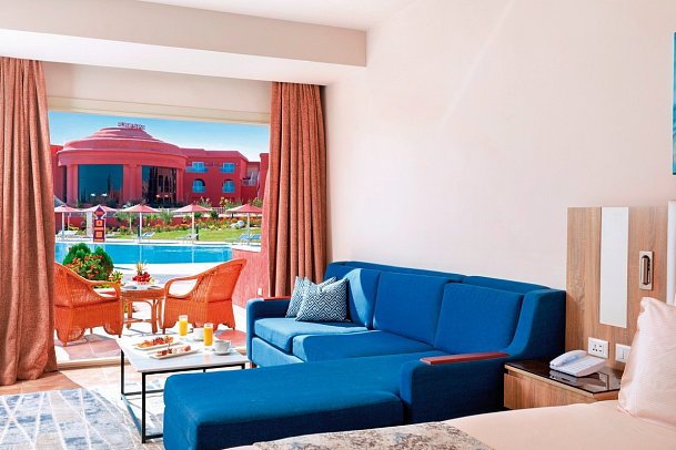 Pickalbatros Laguna Vista Hotel - Sharm El Sheikh - Wohnbeispiel Bungalow Poolblick (Zimmercodierung B1P)