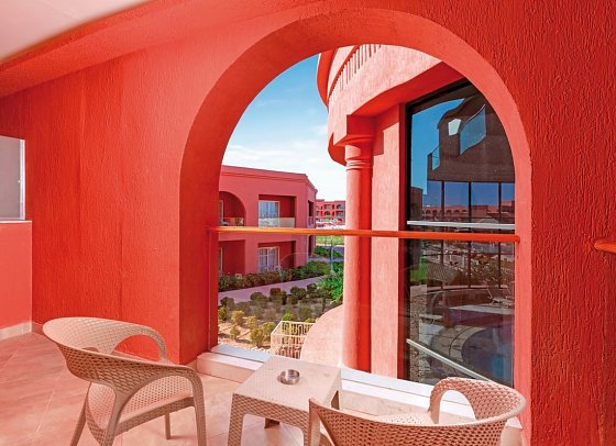 Pickalbatros Laguna Vista Hotel - Sharm El Sheikh - Beispiel Balkon Doppelzimmer Standard (Zimmercodierungen DEG, DGG & DCG)