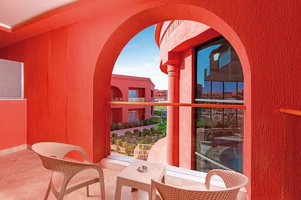 Pickalbatros Laguna Vista Hotel - Sharm El Sheikh - Beispiel Balkon Doppelzimmer Standard (Zimmercodierungen DEG, DGG & DCG)