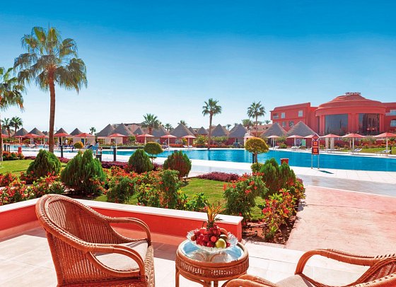 Pickalbatros Laguna Vista Hotel - Sharm El Sheikh - Beispiel Terrasee Bungalow Poolblick (Zimmercodierung B1P)