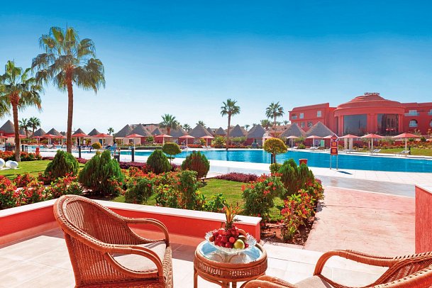 Pickalbatros Laguna Vista Hotel - Sharm El Sheikh - Beispiel Terrasee Bungalow Poolblick (Zimmercodierung B1P)