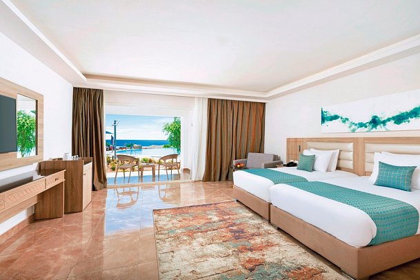 Pickalbatros Palace Resort - Sharm El Sheikh - Wohnbeispiel Doppelzimmer Poolblick (Zimmercodierungen DGP & DCP)