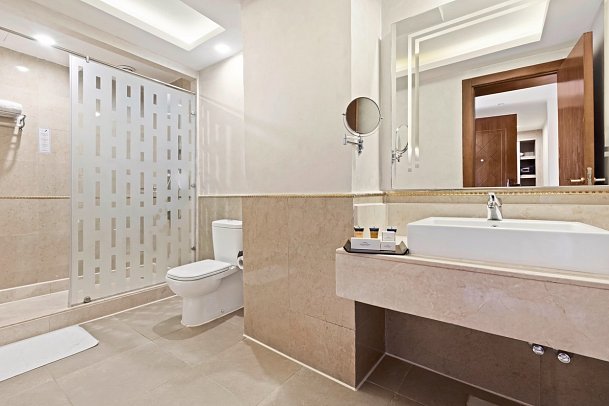 Pickalbatros Palace Resort - Sharm El Sheikh - Beispiel Bad Doppelzimmer (Zimmercodierungen DE1, DGG, DCG, DGP, DCP, DGM, DCM, DGN & DCN)