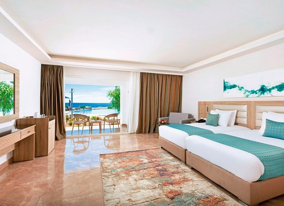 Pickalbatros Palace Resort - Sharm El Sheikh - Wohnbeispiel Doppelzimmer Poolblick (Zimmercodierungen DGP & DCP)