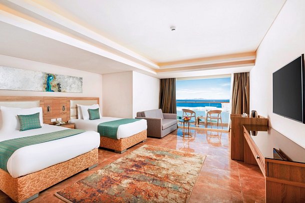 Pickalbatros Palace Resort - Sharm El Sheikh - Wohnbeispiel Doppelzimmer Standard Meerblick (Zimmercodierungen DGM & DCM)
