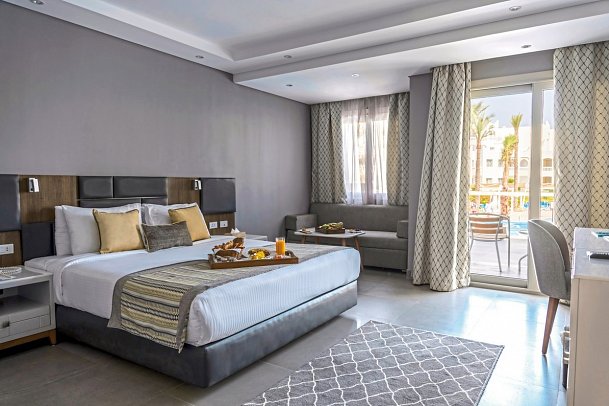 SUNRISE Diamond Beach Resort - Grand Select - Wohnbeispiel Doppelzimmer Deluxe Swim Up (Zimmercodierung DDQ)