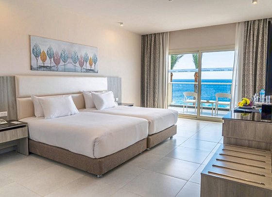 Pickalbatros Royal Grand Resort - Wohnbeispiel Doppelzimmer Elite Deluxe Meerblick (Zimmercodierung DDO)