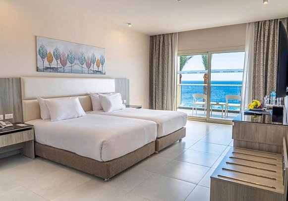 Pickalbatros Royal Grand Resort - Wohnbeispiel Doppelzimmer Elite Deluxe Meerblick (Zimmercodierung DDO)