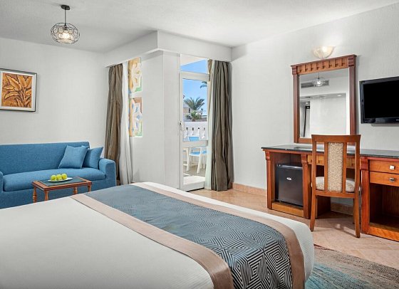 Albatros Sharm Resort - Wohnbeispiel Doppelzimmer Standard Poolblick (Zimmercodierung DGP)