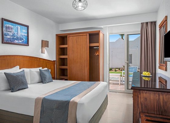 Albatros Sharm Resort - Wohnbeispiel Doppelzimmer Standard Gartenblick (Zimmercodierungen DGG, DCG & DP1)