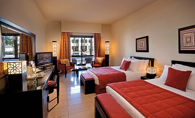 Sentido Reef Oasis Senses Resort - Wohnbeispiel Doppelzimmer Superior Poolblick (Zimmercodierungen DSP & DCP)