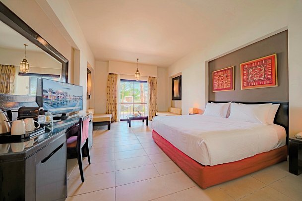 Sentido Reef Oasis Senses Resort - Wohnbeispiel Doppelzimmer Superior Poolblick (Zimmercodierungen DSP & DCP)