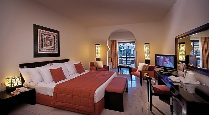 Sentido Reef Oasis Senses Resort - Wohnbeispiel Doppelzimmer Komfort Poolblick (Zimmercodierung DFP)