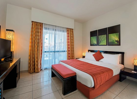 Sentido Reef Oasis Resort - Wohnbeispiel Doppelzimmer Superior Gartenblick (Zimmercodierungen DSG & DCG)