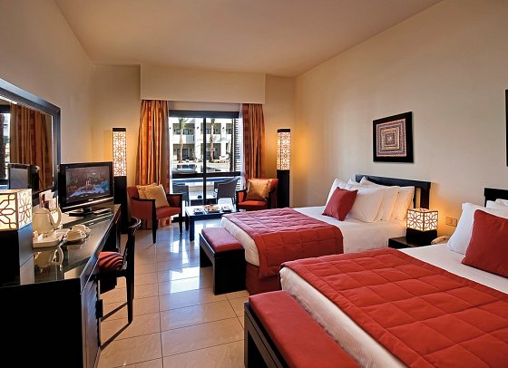Sentido Reef Oasis Resort - Wohnbeispiel Doppelzimmer Superior Poolblick (Zimmercodierungen DSP & DCP)