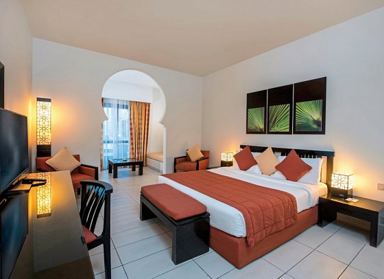 Sentido Reef Oasis Resort - Wohnbeispiel Doppelzimmer Komfort Gartenblick (Zimmercodierungen UF1 & DFG)
