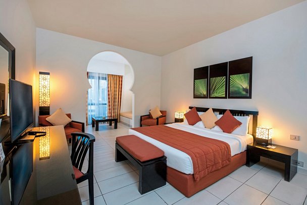 Sentido Reef Oasis Senses Resort - Wohnbeispiel Doppelzimmer Komfort Gartenblick (Zimmercodierungen UF1 & DFG)