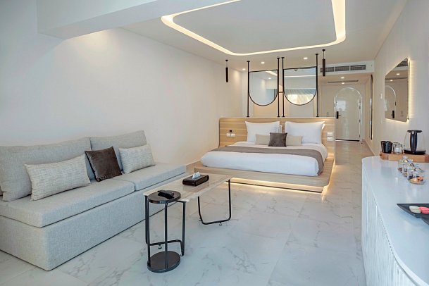 White Hills Resort - Wohnbeispiel Doppelzimmer Deluxe Swim Up (Zimmercodierungen DDQ & DCQ)