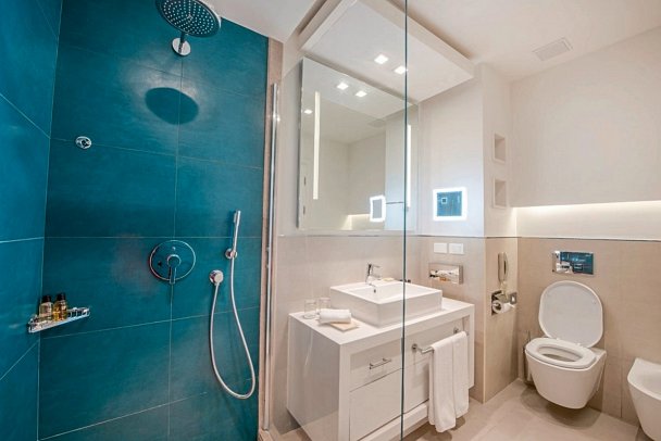 Reef Oasis Beach Resort - Beispiel Bad Doppelzimmer Deluxe (Zimmercodierungen DDG, DC2, DDP, DC3, DDM & DC4)