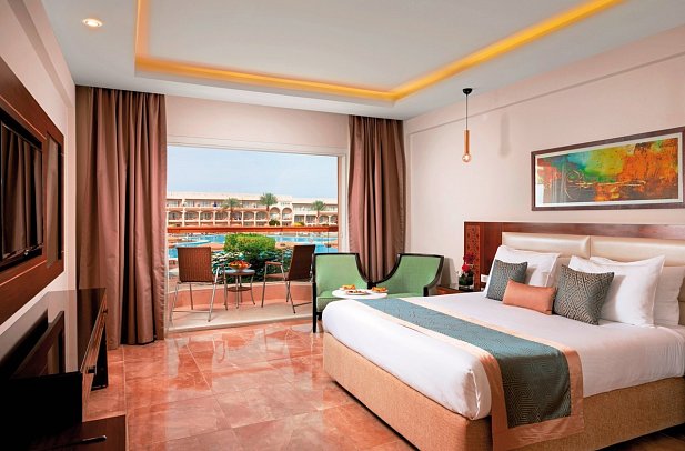 Pickalbatros Royal Moderna Resort - Sharm El Sheikh - Wohnbeispiel Doppelzimmer Standard Poolblick (Zimmercodierungen DGP & DCP)