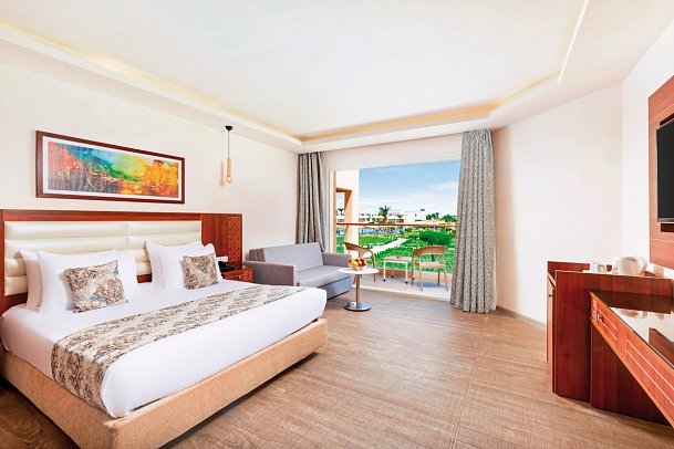 Pickalbatros Royal Moderna Resort - Sharm El Sheikh - Wohnbeispiel Doppelzimmer Meerblick (Zimmercodierungen D7M & DCM)