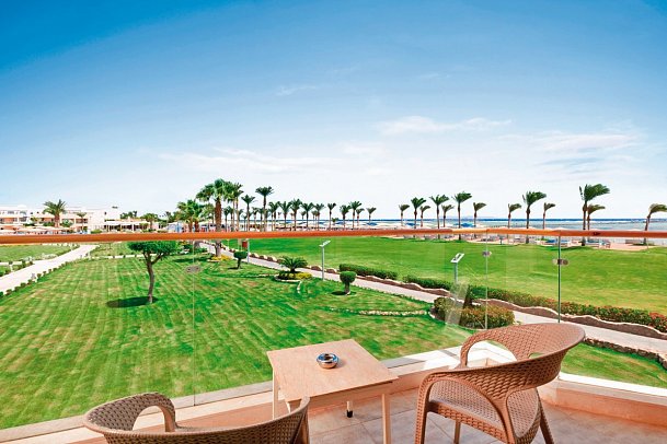 Pickalbatros Royal Moderna Resort - Sharm El Sheikh - Beispiel Balkon/Terrasse Doppelzimmer Meerblick (Zimmercodierungen D7M & DCM)