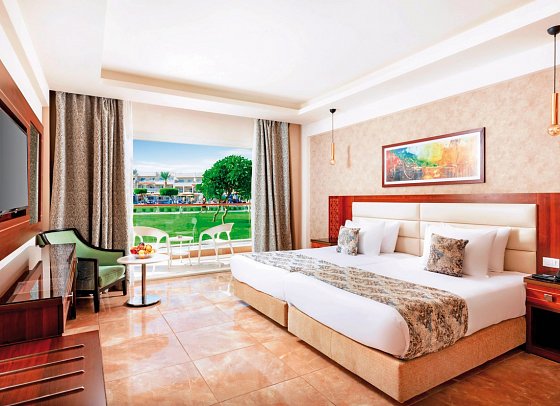 Pickalbatros Royal Moderna Resort - Sharm El Sheikh - Wohnbeispiel Doppelzimmer Standard Gartenblick (Zimmercodierungen DGG & DCG)