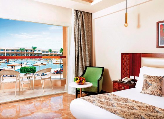 Pickalbatros Royal Moderna Resort - Sharm El Sheikh - Wohnbeispiel Doppelzimmer Standard Poolblick (Zimmercodierungen DGP & DCP)