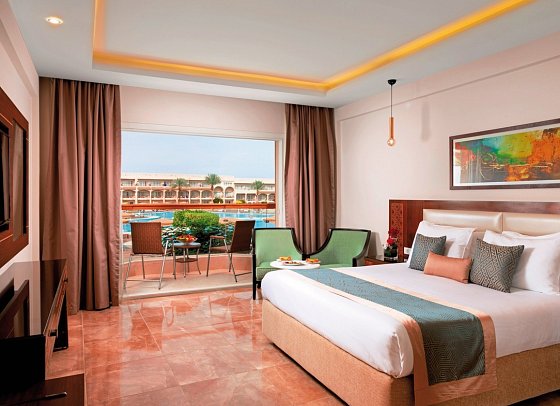 Pickalbatros Royal Moderna Resort - Sharm El Sheikh - Wohnbeispiel Doppelzimmer Standard Poolblick (Zimmercodierungen DGP & DCP)