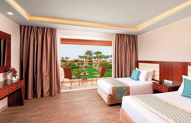 Pickalbatros Royal Moderna Resort - Sharm El Sheikh - Wohnbeispiel Doppelzimmer Meerblick (Zimmercodierungen D7M & DCM)