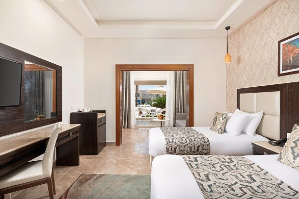 Pickalbatros Aqua Blu Resort - Sharm El Sheikh - Wohnbeispiel Familienzimmer Gartenblick (Zimmercodierung FB9)