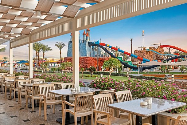 Pickalbatros Aqua Blu Resort - Sharm El Sheikh - Terrasse indisches Restaurant