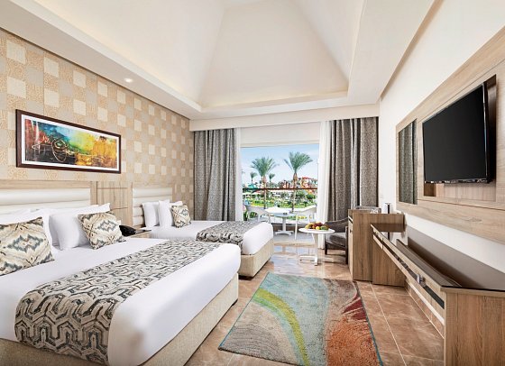 Pickalbatros Aqua Blu Resort - Sharm El Sheikh - Wohnbeispiel Doppelzimmer Standard Poolblick (Zimmercodierungen DGP & DCP)