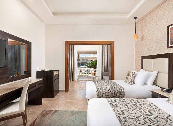 Pickalbatros Aqua Blu Resort - Sharm El Sheikh - Wohnbeispiel Familienzimmer Gartenblick (Zimmercodierung FB9)