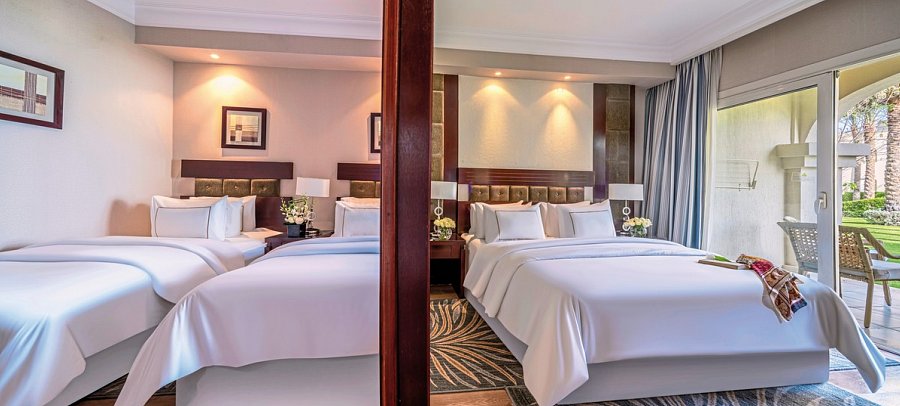 Rixos Sharm El Sheikh - Wohnbeispiel Familienzimmer (Zimmercodierung FB1)