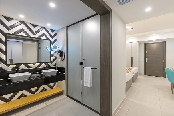 SUNRISE Montemare Resort - Grand Select - Beispiel Bad Suite Familie (Zimmercodierung WI1)