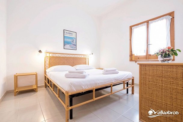 Albatros Residence - Wohnbeispiel Appartement 1 Schlafzimmer (Zimmercodierung AB1)