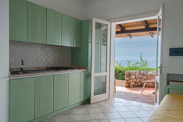 Cala di Volpe - Wohnbeispiel Appartment 1 Schlafzimmer Meerblick (Zimmercodierung A1M)