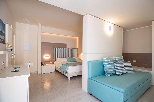 Villaggio Il Gabbiano - Wohnbeispiel Doppelzimmer Komfort Meerblick (Zimmercodierung DF1)