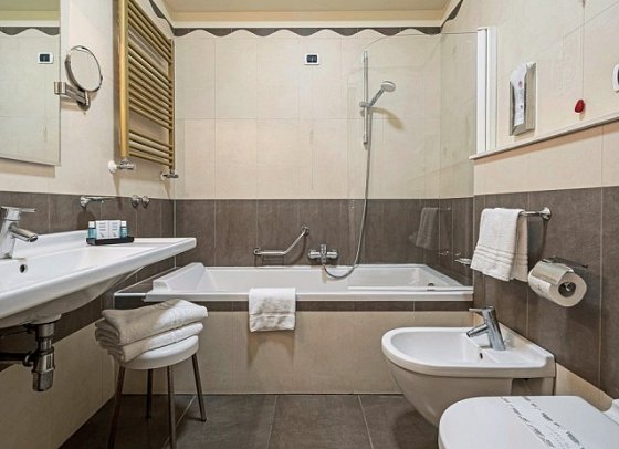 Salice Club Resort - Badezimmer Doppelzimmer (Zimmercodierung DB1)